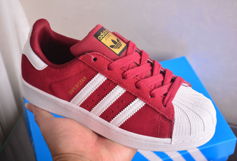 Adidas Superstar - Bordowe Adidas Superstar - Bordowe