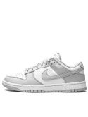 Buty NIKE Dunk Low - Grey Fog - Szaro-białe