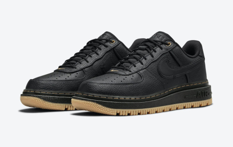 Nike Air Force 1 Luxe black gum