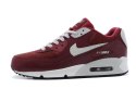 Nike Air Max 90 - bordowy biały szary