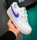 Nike air force 1 biało-fiioletowo-rozowe