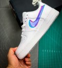 Nike air force 1 biało-fiioletowo-rozowe