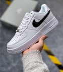 Nike air force one low | Białe - czarny znaczek