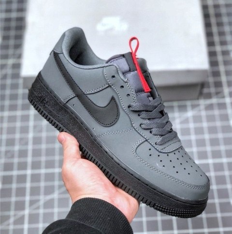 Nike air force one - szaro-czarne